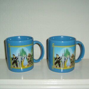 Vintage Wizard of Oz Mugs (2), by Warner Bros.